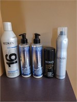 4 unused Redken products/ one Kenra product