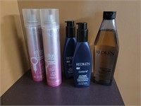 Unused Redken products- 5 cans/bottles