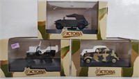 3 Collectible Army Vehicles