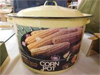 Yellow granite corn pot