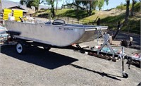 11' Aluminum Boat & Single Axle Trailer