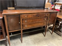 66” by 21” buffet with 3 drawers and two doors