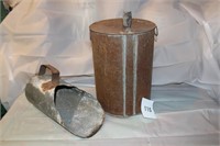 PRIMITIVE SCOOP & CAN (AS FOUND)