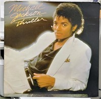 MICHAEL JACKSON - THRILLER LP RECORD - SHOWS WEAR