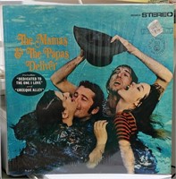 THE MAMAS & PAPAS - DELIVER - LP ALBUM SOME WEAR