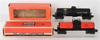 LIONEL 6315 & 2855 TANK CARS w/ BOXES