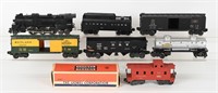 LIONEL 2037 LOCOMOTIVE, TENDER & 5 CARS