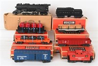 LIONEL 2046 LOCOMOTIVE, TENDER & 6 CARS