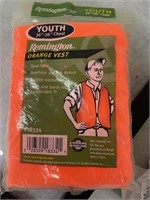 Orange Hunting Vest Youth SZ