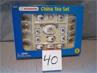 Vintage china tea set, NOS