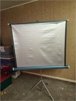 Aurora Colorama projection screen. 72 inches tall