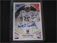 2017 UD USA DANIEL CANTRELL AUTOGRAPH RC