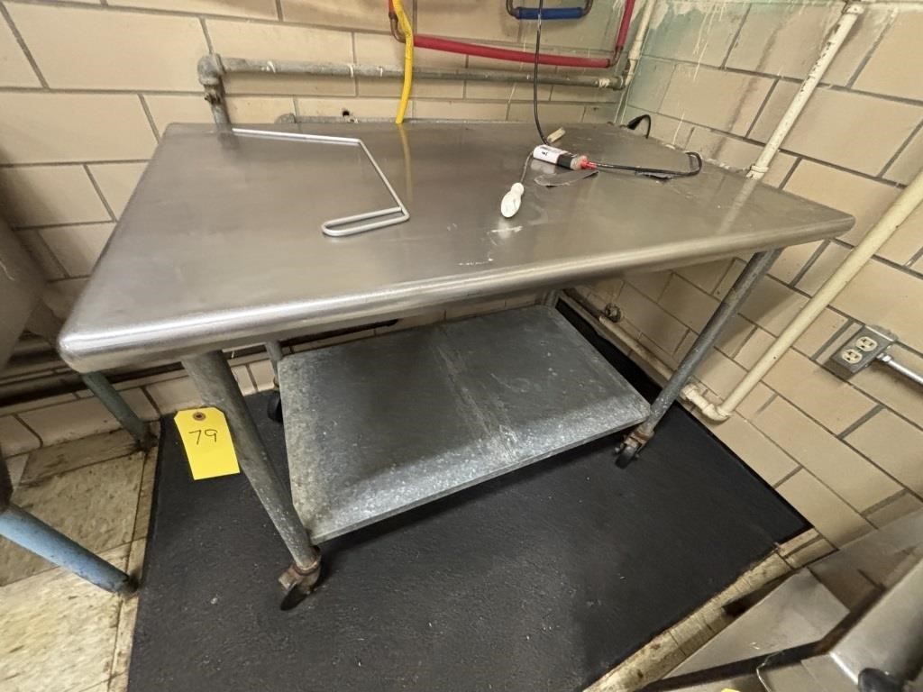 Stainless Commercial Steel Table 48x30x36