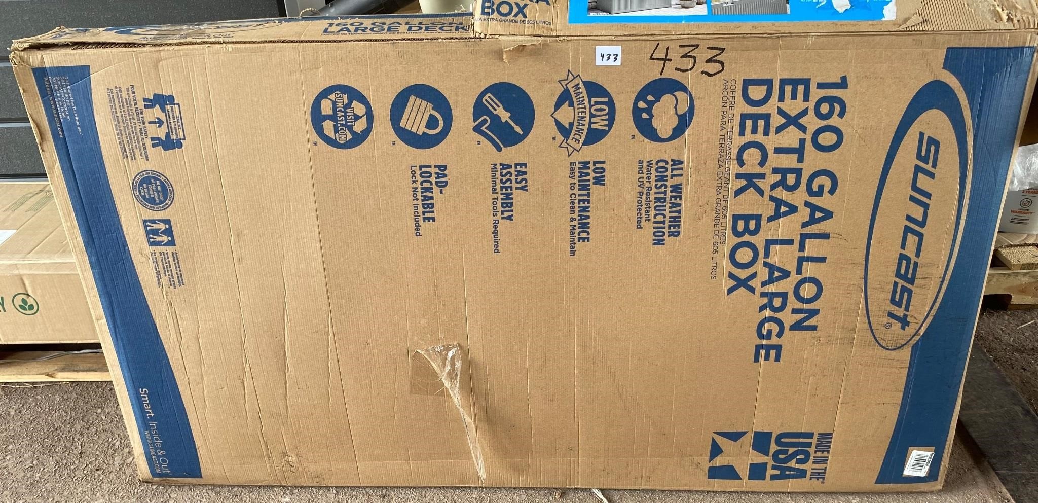 Suncast 160Gal XL Deck Box