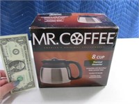 New Mr.Coffee 8 Cup Thermal Coffee Decanter