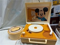 Mickey Mouse Tiger Solid State Phono System with