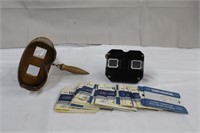 Antique stereoscope viewer & view master &