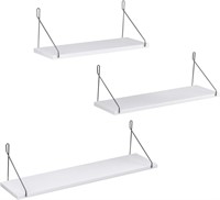 SONGMICS Set of 3 Floating Shelves Decorative Shel