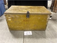 Wooden Trunk - Metal Lined 26"x14"x13"