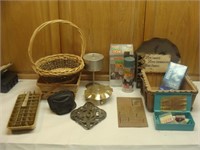 Baskets, Trivet and Household Misc