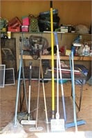 Mops, squeegee, brushes, net