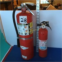 2 ABC fire extinguishers