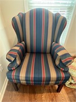 Striped Arm Chair