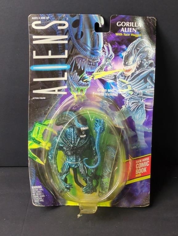 Aliens Gorilla Alien Figure Face Hugger, Comic