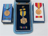 Collection of Military Medals & Ribbon Bars