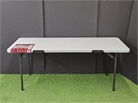 NEW - 6' COMMERCIAL FOLD-IN-HALF TABLE