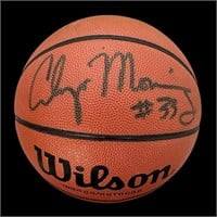 Alonzo Mourning Miami Heat NBA Signed Basketball