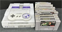 (AN) Super Nintendo System and Controller with