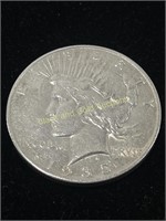 1935-D Silver Peace Dollar EF