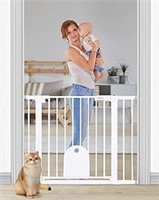 Newnice 40.6" -29.7" Auto Close Baby Gate with Sma