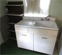 Vintage kitchen sink/cabinet & stand
