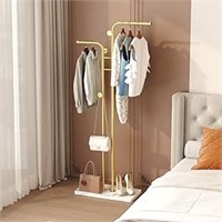 ULN - HOMEFORT Double-pole Coat Rack, Freestanding