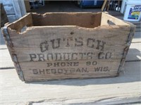 Vintage Gutsch Wood Crate