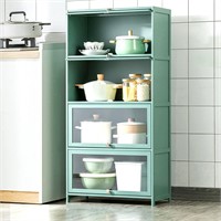 *Pantry 12.56x27.6x55.12in Hutch Storage CabinetGr