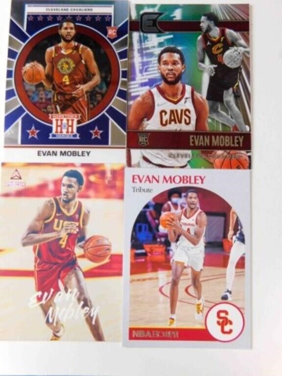 #4 Evan Mobley Cavaliers/USC cards (x4)