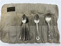 Sterling Silver Spoons Gorham w/ Anti Tarnish Bag