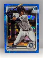 2020 Julio Rodriguez Bowman Chrome Sapphire Bcp-19