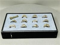 12 Ster-Bermark rings in tray