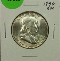 1956 Franklin Half Dollar UNC