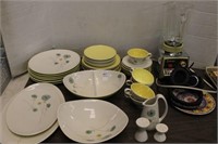 BLENDER AND 1950'S CHINA SET