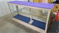 6' Oak Glass Counter Store Display