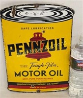 Porcelain Pennzoil sign