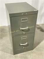 Tower Two Drawer Metal File Cabinet