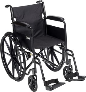 Drive Medical Folding Transport Wheelchair