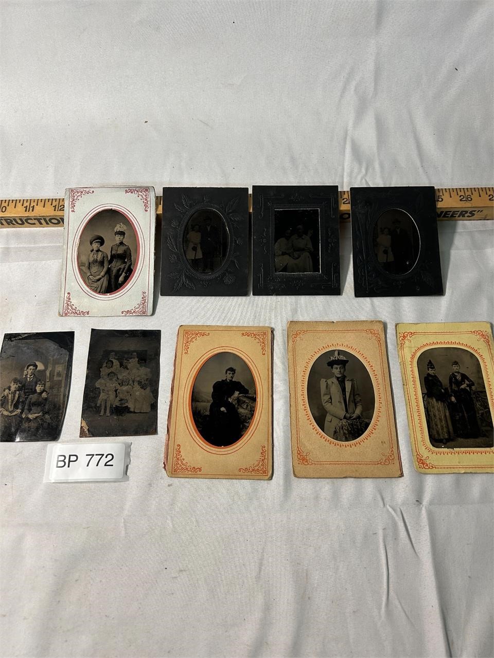 Lot of Antique Tintype Photographs
