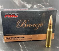 PMC Ammunition- 308 Winchester - 20 Rounds
